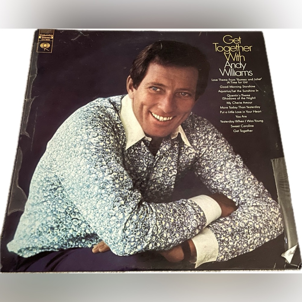 Andy Williams Get Together With Vinyl Album